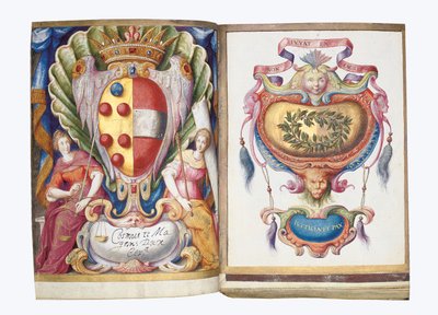 Pages from the Album Amicorum of Philipp Hainhofer, 1596-1633 by Unbekannt