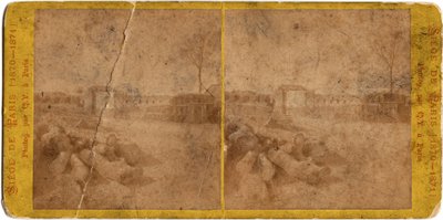 Paris Siege (1871): View of the City During the Siege by the Prussians by Unbekannt