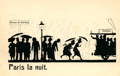 Paris by Night by Unbekannter Künstler