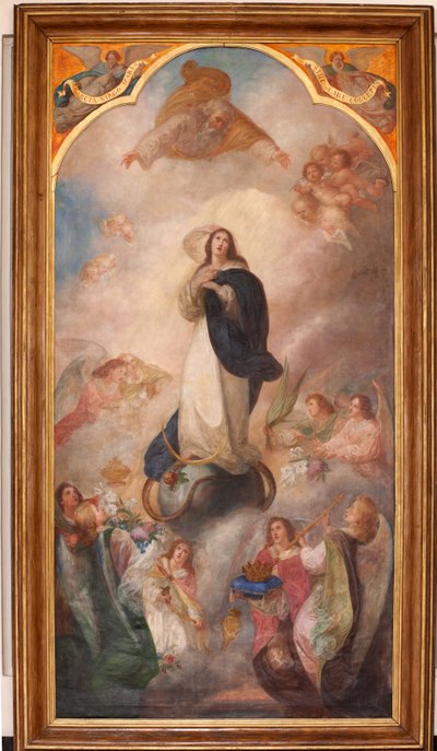 Parish church. Interior. Painting. Immaculate Conception. by Unbekannter Künstler