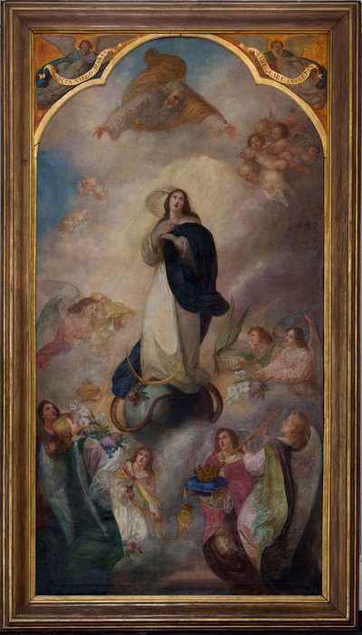 Parish Church (Saint Julien Church). Interior. Immaculate Conception by Unbekannter Künstler