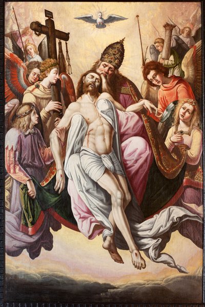 Parish church Sint-Dionysius of Lede. Interior. The choir. A painting. Assumption. by Unbekannter Künstler
