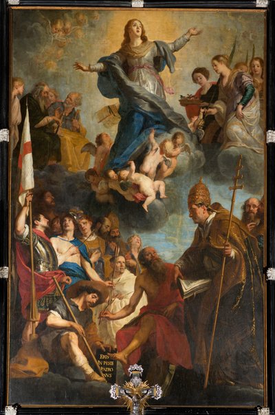 Parish Church (Parochiekerk Onze-Lieve-Vrouw). Interior. High Altar. Painting. by Unbekannter Künstler