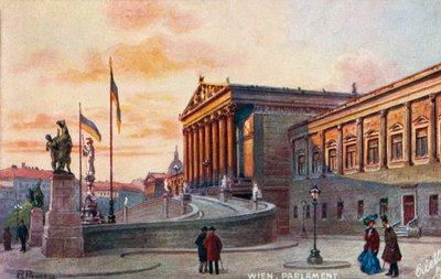 Parliament House Vienna (postcard) by Unbekannter Künstler