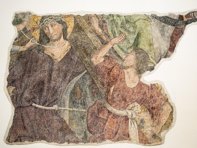 Passion of Christ, Fresco in Graz Cathedral, Graz, Styria, Austria by Unbekannter Künstler