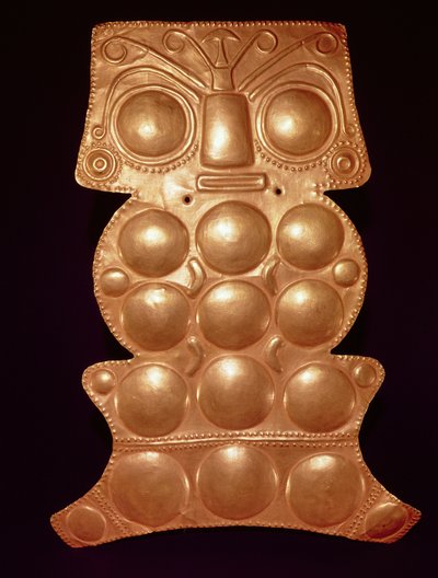 Pectoral found in the river Sinu, pre-colombian by Unbekannt