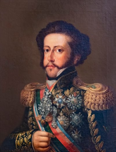 Pedro I of Brazil and IV of Portugal. Portrait. by Alec Hunter