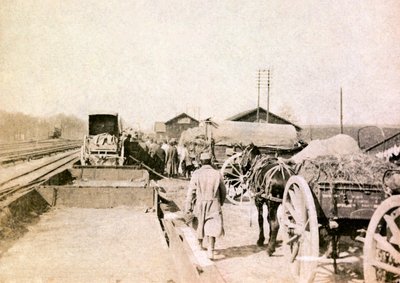 Photograph from a personal album of an infantry lieutenant during the first months of the First World War by Unbekannt