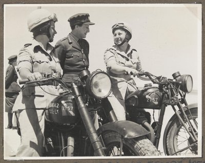 Photograph from an album containing 65 photographs relating to the Auxiliary Territorial Service and British Forces in the Middle East by Unbekannt