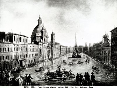 Piazza Navona in Rome by Unbekannt