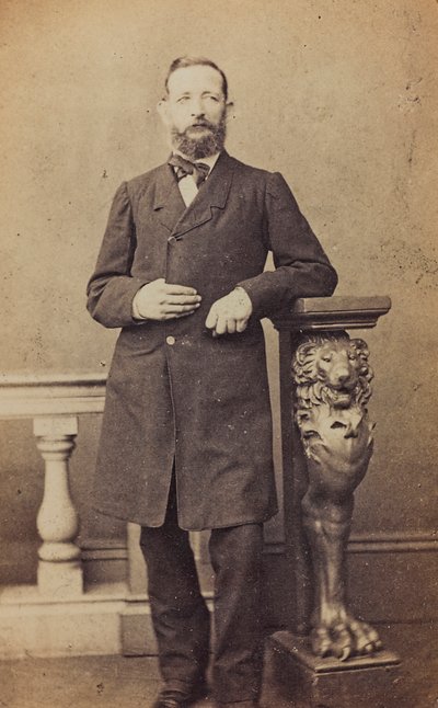 Portrait of Auguste Foucart, Director of the School Along with His Brother Henri Olympe by Unbekannter Künstler