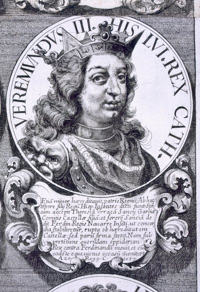 Portrait of Bermudo III of Leon by Unbekannt