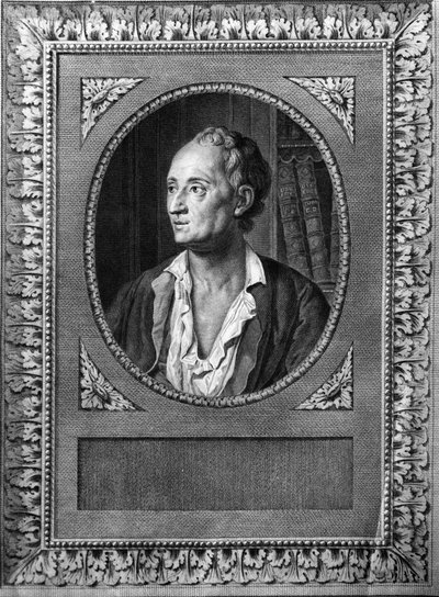 Portrait of Denis Diderot (engraving) by William M. Timlin