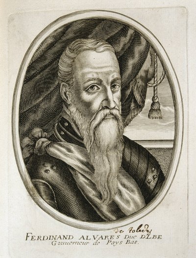 Portrait of Duke of Alba by Unbekannter Künstler