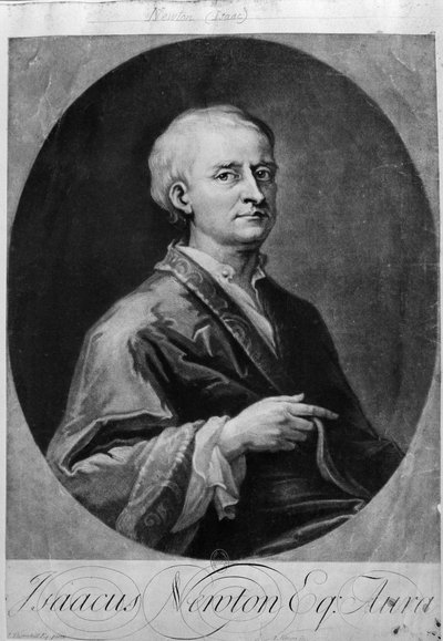 Portrait of Isaac Newton by William M. Timlin