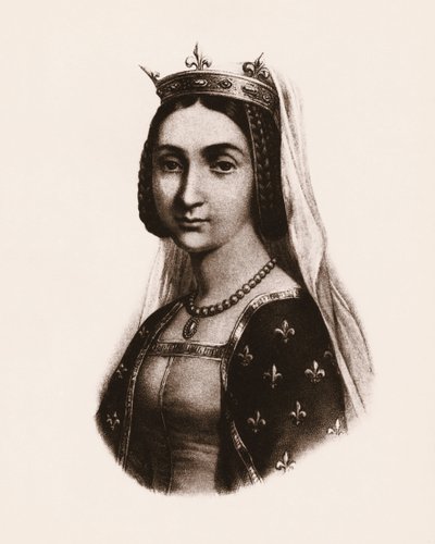Portrait of Joan of France or Valois (1464-1505) Queen of France by Unbekannter Künstler