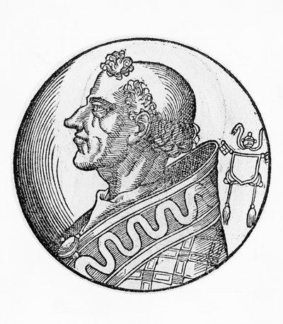 Portrait of John II, 56th Pope of Catholic Church by William M. Timlin