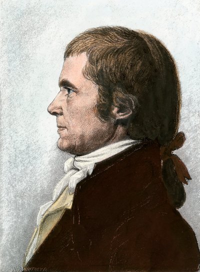 Portrait of John Marshall by Unbekannter Künstler