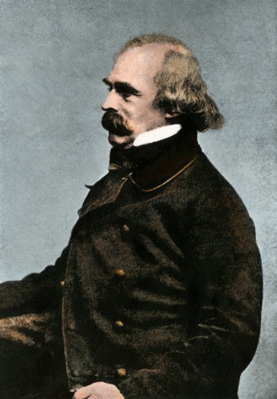 Portrait of Nathaniel Hawthorne by Unbekannter Künstler
