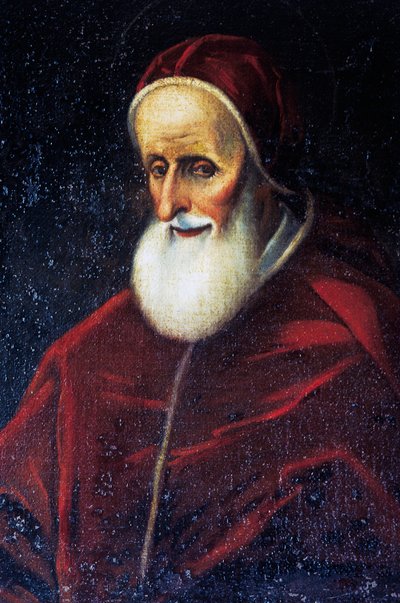 Portrait of Pope Pius V by Benjamin Baud
