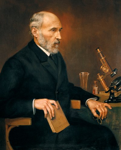 Portrait of Santiago Ramon y Cajal (1852-1934), Spanish Doctor, Father of Neuroscience by Unbekannter Künstler