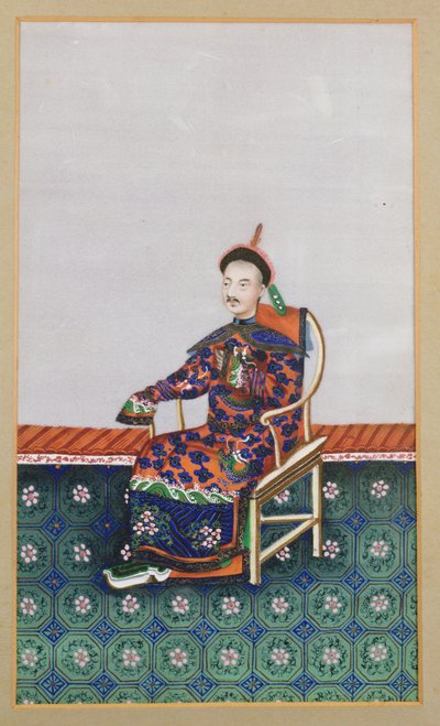 Portrait of a Chinese man by Unbekannt