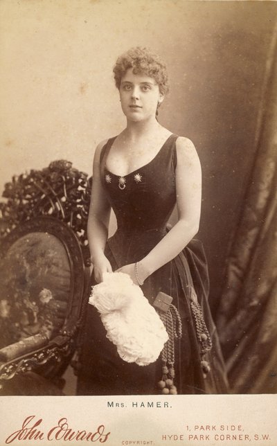 Portrait of a young English woman (Mrs. Hamer) by Unbekannter Künstler