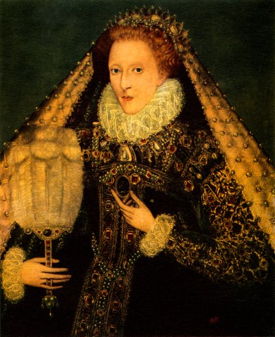 Portrait of Queen Elizabeth I of England by Unbekannter Künstler