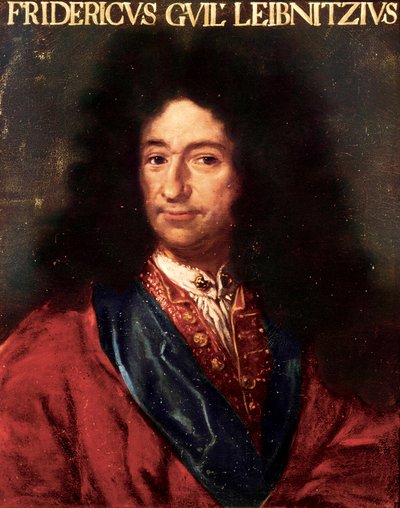 Portrait of the German Philosopher Gottfried Wilhelm Leibniz by Unbekannt