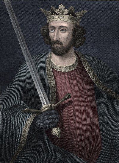 Portrait of King Edward I of England by Unbekannter Künstler