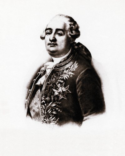 Portrait of the King of France Louis XVI Engraving of the 19th century by Unbekannter Künstler