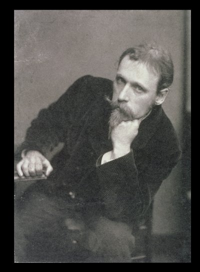 Portrait Photograph of Walter Crane (1845-1915) by Frederick Hollyer (1837-1933) 1886 by Unbekannt