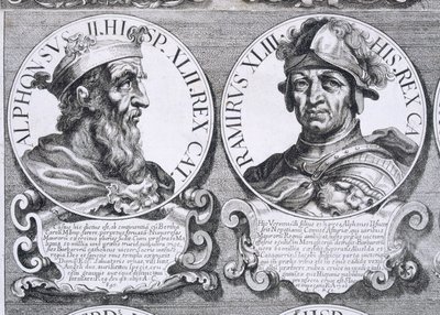 Portraits of Alfonso II and Ramiro I by Unbekannt