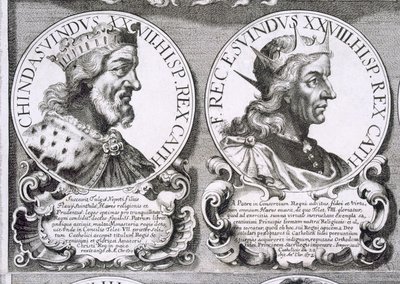 Portraits of Chindasuinth and Recceswinth by Unbekannt