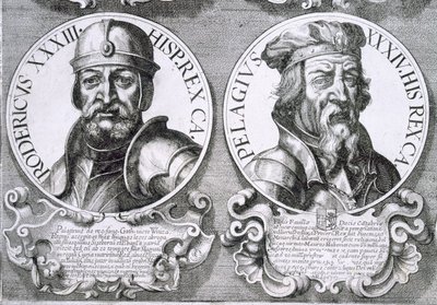 Portraits of Roderic and Pelagius by Unbekannt