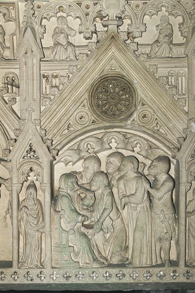 Tomb of Ines de Castro at the Monastery of Santa Maria by Benjamin Baud