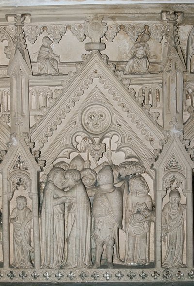 Detail of Tomb of Ines de Castro by William Jennys