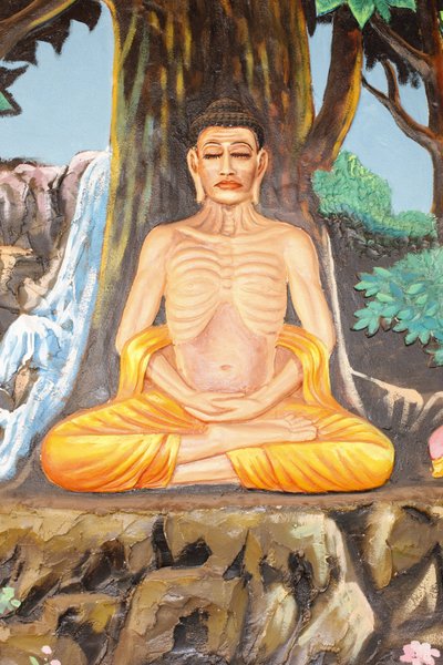 Preah Prom Rath Monastery: Life of the Buddha - Experiment with Asceticism, Siem Reap, Cambodia by Unbekannt