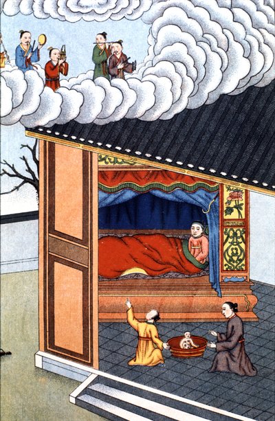 Premonitory Dream of the Birth of Confucius by Unbekannter Künstler