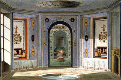 Project for a Bathroom under Directoire, End of 18th Century by Unbekannter Künstler