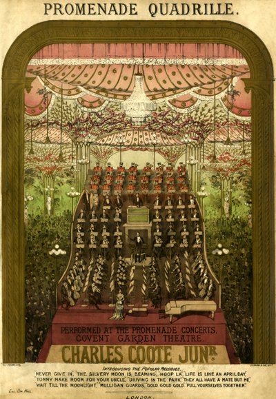 Promenade Quadrille Score Cover by Unbekannter Künstler