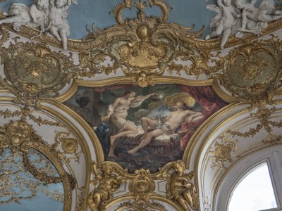 Psyche Raising His Lamp to Contemplate His Bride by Unbekannt