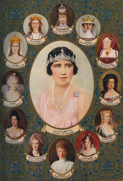 Queen Consorts Crowned in Westminster Abbey by Unbekannter Künstler
