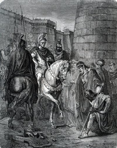 Quintus Caecilius Metellus Macedonicus in Greece after the Battle of Scarpheia against the Achaeans in 147 BC by Unbekannter Künstler