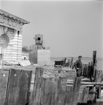 Ruins of the Forte S. Andrea (Fort San Andrea) - Venice - 1960 by Unbekannt