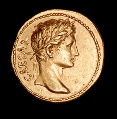 Rare Ancient Roman Coin, aureus, Augustus Caesar (27 BC) by Unbekannter Künstler