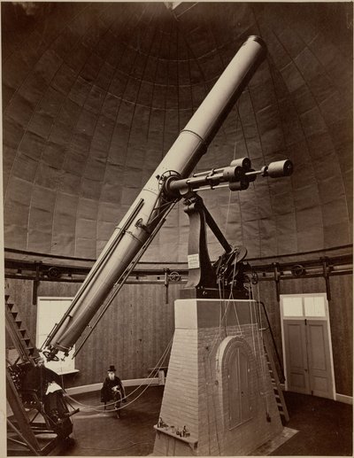 Refracting telescope with equatorial mounting, Washington DC, USA by Unbekannt
