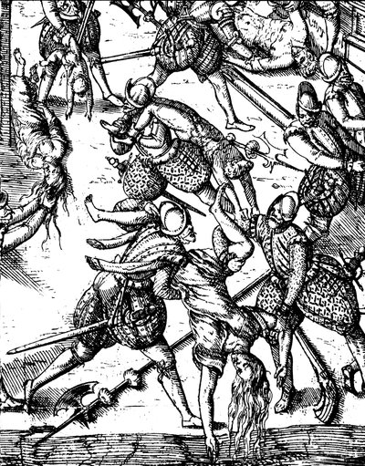 Religious wars. Massacre of St. Bartholomew, August 24 by Unbekannt