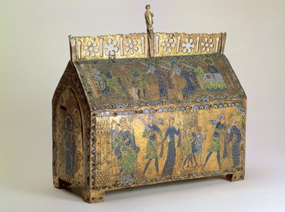 Reliquary casket with Scenes from the Life of St Valeria, Limoges, c.1175 by Unbekannt
