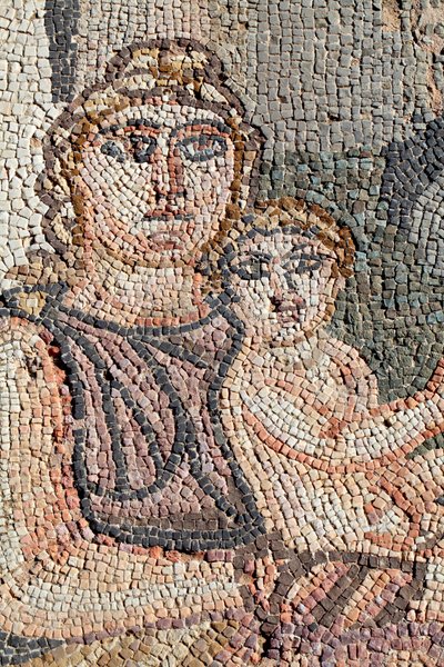 Representation of the newly born Achilles with his nurse, Anatrophe (detail) by Unbekannt